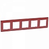 ETIKA Рамка 5-мест. красный