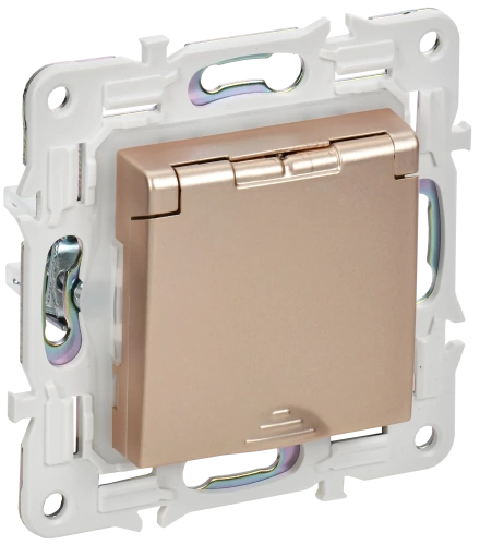 SKANDY Роз. з/к/ш кр. 16А IP44 SK-R11Sa песоч. IEK SKANDY Роз. з/к/ш кр. 16А IP44 SK-R11Sa песоч. IEK