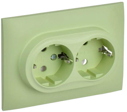 SKANDY Роз. 2-я с з/к без з/ш 16А сб. SK-R08M мятн. IEK