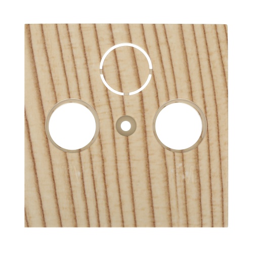 Накладка розетки TV+FM+SAT 2(3)(сосна) LK60