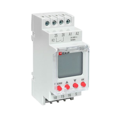 Реле времени многофункциональное с дисплеем ТМ-24 EKF