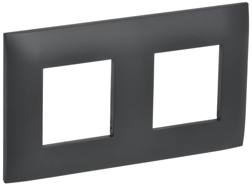 SKANDY Рамка 2-мест. SK-F02T титан IEK