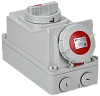Розетка с мех. блок. ССИ-815 16А-6ч 380В 3P+PE+N IP67 IEK