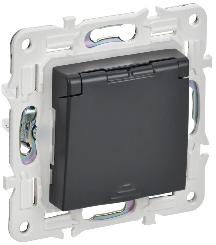 SKANDY Роз. з/к/ш кр. 16А IP44 SK-R11T титан IEK