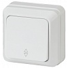 2-103-01 Эл/ус Intro Переключатель, 10А-250В, IP20, ОУ, Quadro, белый