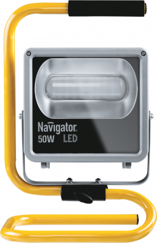 Прожектор светодиодный Navigator 71 322 NFL-M-50-4K-PRL-LED с ручкой для переноски