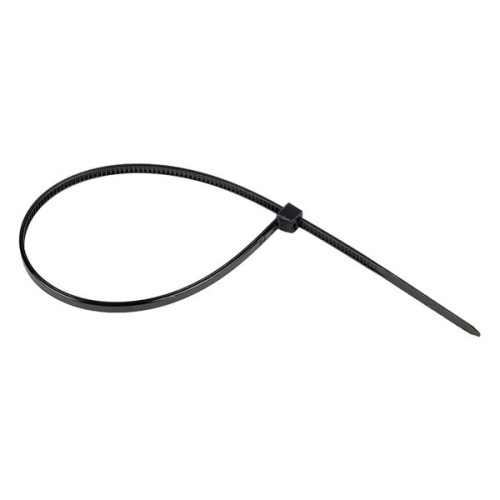 Хомут нейлоновый черный (2,5х180) (100шт.) EKF Basic
