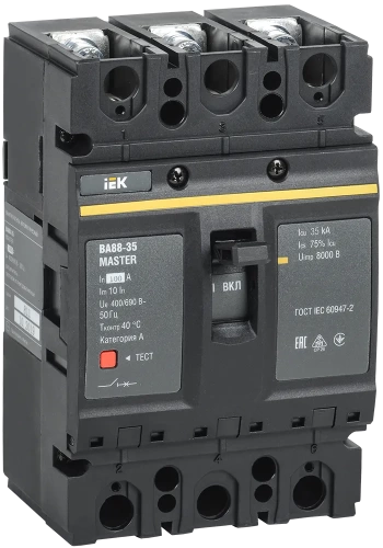 Выкл. авт. ВА88-35 3Р 100А 35кА MASTER IEK