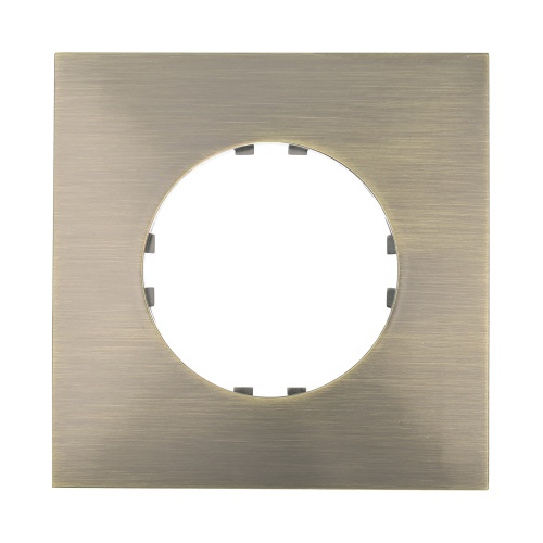 Рамка 1-постовая квадрат (бронза) Vintage-Quadro