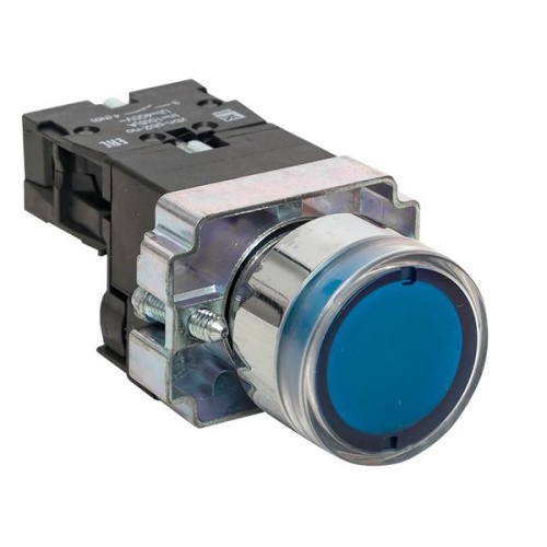 Кнопка BW61 с подсветкой 24В синяя NO EKF PROxima Кнопка BW61 с подсветкой 24В синяя NO EKF PROxima