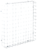 Решетка защитная для LED ДВО 660х660х95мм белая IEK
