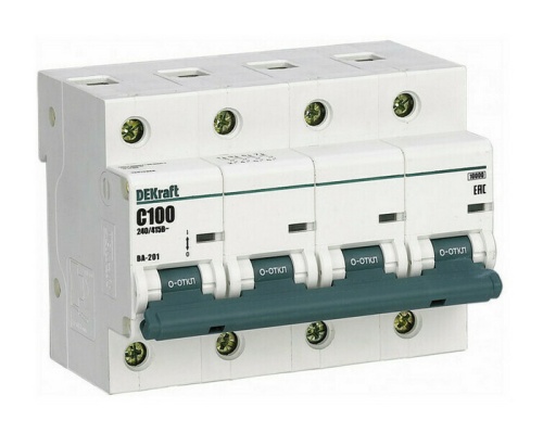 Авт. выкл. 4Р 125А х-ка D ВА-201 10кА