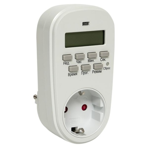 Розеточный электронный таймер SAT-20p 16A недельный EKF PROxima Розеточный электронный таймер SAT-20p 16A недельный EKF PROxima