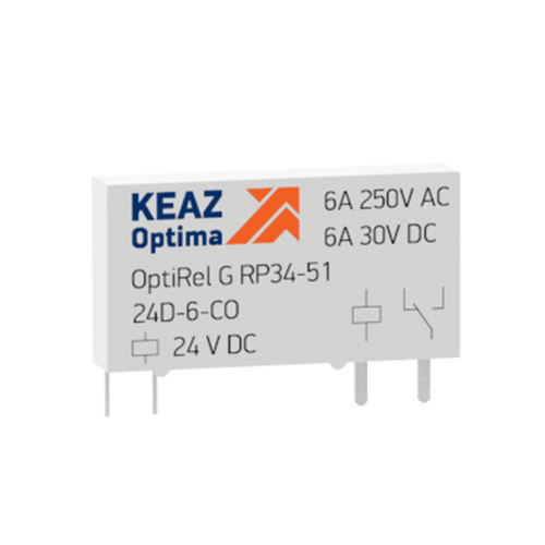 Реле промежуточное OptiRel G RP34-51-24D-6-NO