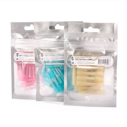 Гильза соединительная изолированная ГСИ-Т 1,5 (20шт) (КВТ) Гильза соединительная изолированная ГСИ-Т 1,5 (20шт) (КВТ)