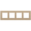 14-5304-11 Эл/ус ЭРА Рамка на 4 поста, дерево, Эра Elegance, клён+сл.кость