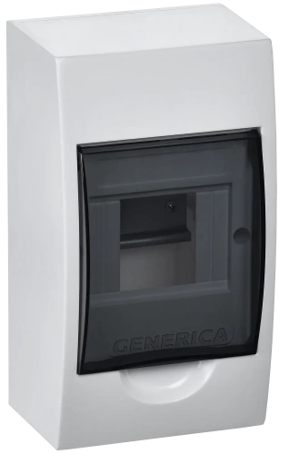 Бокс ЩРН-П-4 модуля навесн. пластик IP41 GENERICA Бокс ЩРН-П-4 модуля навесн. пластик IP41 GENERICA