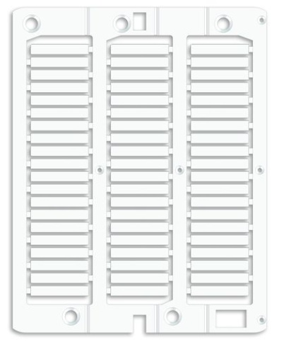 Маркировка для провода, жесткая, для трубочек. 4х23мм. Белая