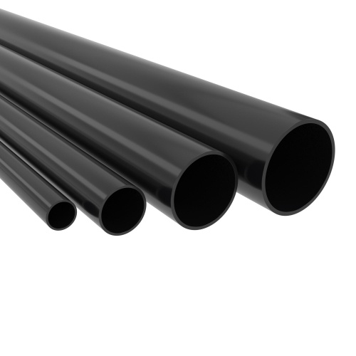 Труба ПВХ жёсткая гладкая д.20мм, лёгкая, 3м, цвет черный Труба ПВХ жёсткая гладкая д.20мм, лёгкая, 3м, цвет черный