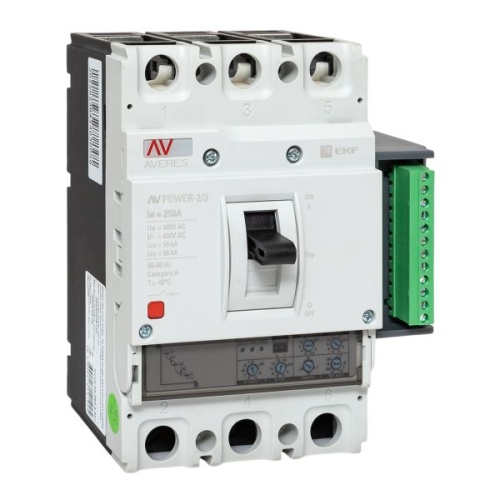 Автоматический выключатель AV POWER-2/3 250А 50kA ETU2.2 EKF AVERES