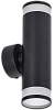 Светильник 4009 настенный 2хGU10 черный IEK
