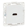 Стокгольм Механизм розетки HDMI белый EKF