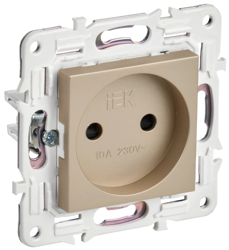 SKANDY Роз. без з/к с з/ш 10А SK-R01Sa песоч. IEK