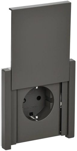 FORTE&PIANO Роз. с з/к/ш с кр. в/к 16А IP44 FP321 сер. IEK