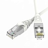 Патч-корд экранированный Ultra SLIM CAT6A S/FTP 4х2, 30 AWG, LSZH, белый, 3м
