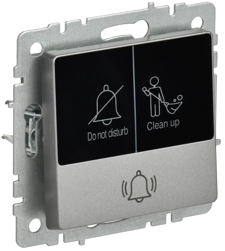 BRITE Кнопка звонка с инд. отел. 10А ВС10-1-9-БрС сталь IEK BRITE Кнопка звонка с инд. отел. 10А ВС10-1-9-БрС сталь IEK