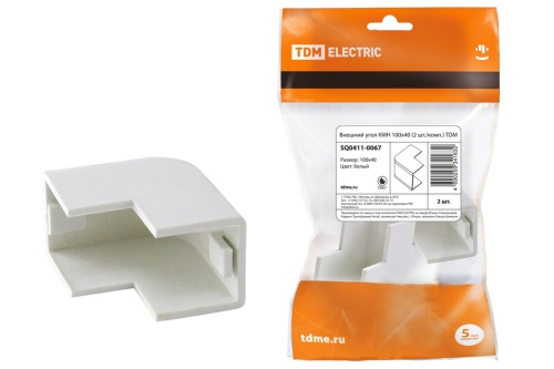 Внешний угол КМН 100х40 (2 шт./комп.) TDM Внешний угол КМН 100х40 (2 шт./комп.) TDM
