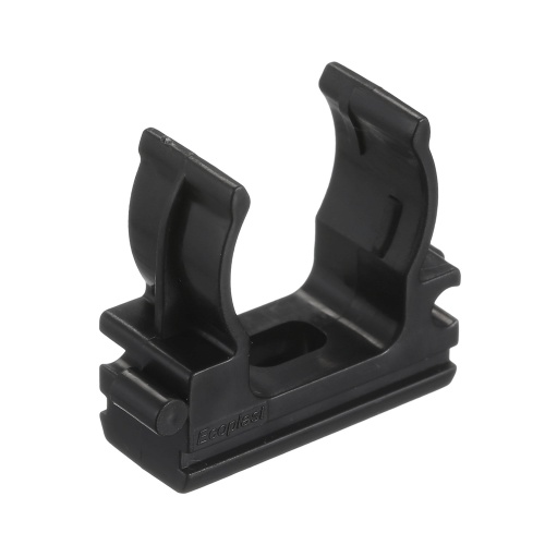 CF50G Держатель (клипса) для труб D50мм, цвет чёрный (1уп = 10шт) Экопласт