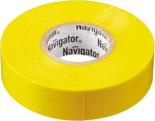 Изолента Navigator 71 112 NIT-A19-20/Y жёлтая