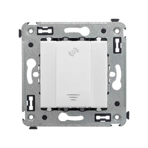 Диммер кнопочный в стену, "Avanti", "Белое облако"