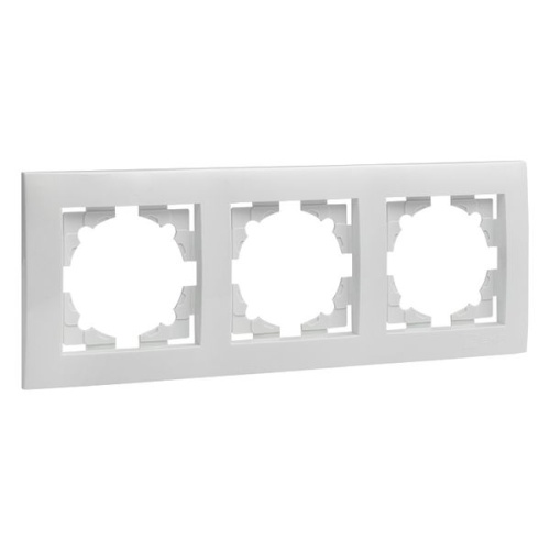 Валенсия рамка 3-местная белая EKF PROxima Валенсия рамка 3-местная белая EKF PROxima