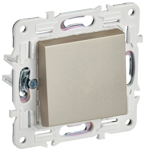 SKANDY Выключ. 1-кл. прох. 10А SK-V02Sh шамп. IEK