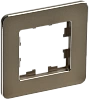 BRITE Рамка 1-мест. РУ-1-1-Бр металл латунь RE IEK