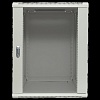 Шкаф настенный 19" TERACOM PRO 12U 600х600 мм дверь стеклянная с замком-ручкой серый