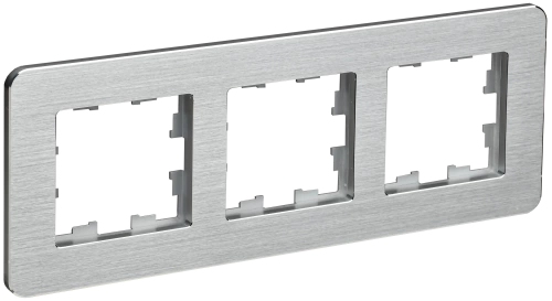BRITE Рамка 3-мест. РУ-3-1-Бр металл алюм. RE AL IEK BRITE Рамка 3-мест. РУ-3-1-Бр металл алюм. RE AL IEK