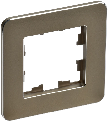 BRITE Рамка 1-мест. РУ-1-1-Бр металл латунь RE IEK BRITE Рамка 1-мест. РУ-1-1-Бр металл латунь RE IEK