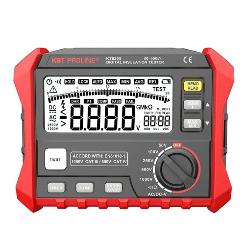 Мегаомметр цифровой KT 5203 серия PROLINE (КВТ)