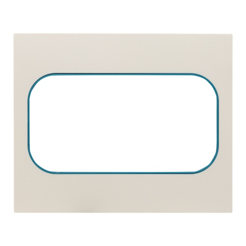 Стокгольм Рамка для розетки 2-местная белая с линией цвета синий EKF PROxima Стокгольм Рамка для розетки 2-местная белая с линией цвета синий EKF PROxima