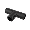 Тройник открывающийся, IP40, д.25мм, черный