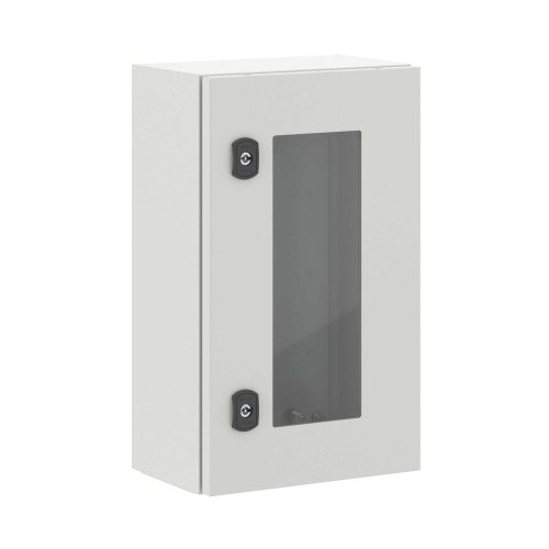 Корпус навесной STE с М/П с прозрачной дверью ВхШхГ 500x300x200 мм