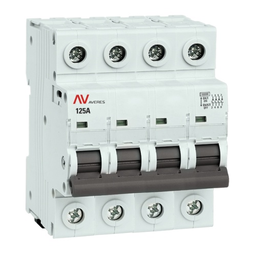 Выключатель нагрузки AVN 4P 125A EKF AVERES Выключатель нагрузки AVN 4P 125A EKF AVERES