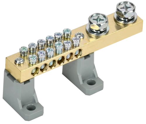 Шина N "ноль" на двух угл. изол. 200А ШНИ-10х18-12-L2-С IEK