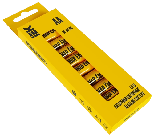 Батарейка щелоч. Alkaline Optima LR06/AA (10шт/бокс) IEK