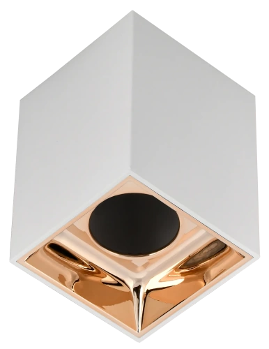 Светильник 4112 накл. потолочн. GU10 белый/золото пласт. IEK