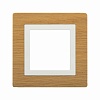 Рамка из натурального дерева, "Avanti", беленый дуб, 2 модуля