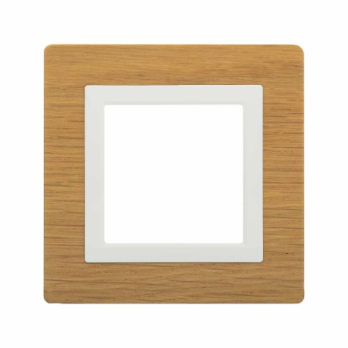 Рамка из натурального дерева, "Avanti", беленый дуб, 2 модуля Рамка из натурального дерева, "Avanti", беленый дуб, 2 модуля